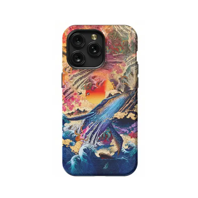 iPhone Xs Max Japanese Cloud Sea Phone Case