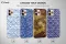 Japanese Seigaiha Wave Blue Gold iPhone Xs Max Phone Case - Image 1
