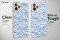 Japanese Seigaiha Wave Blue Gold iPhone Xs Max Phone Case - Image 2