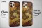 Japanese Seigaiha Wave Blue Gold iPhone Xs Max Phone Case - Image 4