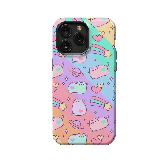 iPhone Xs Max Kawaii Cats Rainbow Phone Case