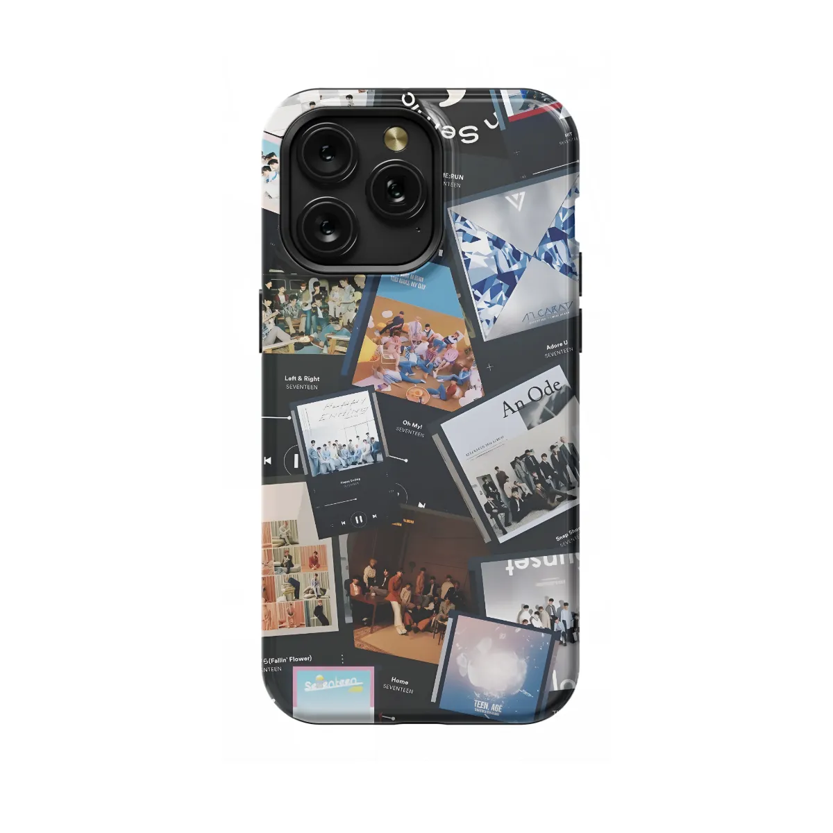 Music Plaque Kpop Seventeen iPhone Xs Max Phone Case - Image 1