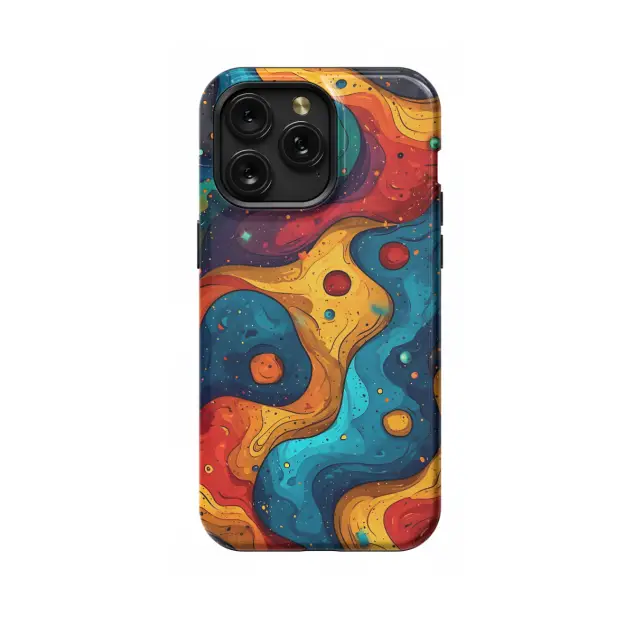 iPhone Xs Max Nerdy Wavy Phone Case