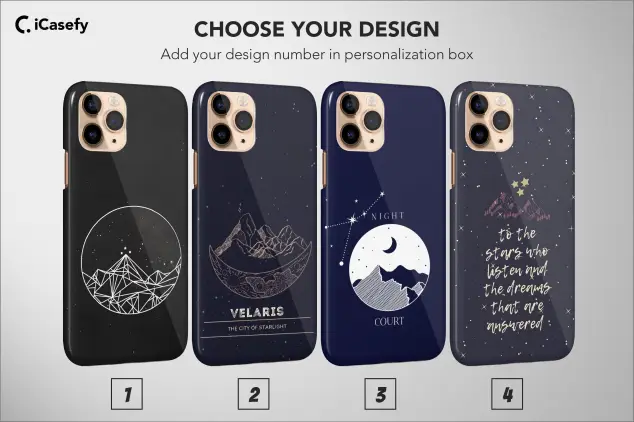 iPhone Xs Max Night Court Symbol Acotar Acomaf Phone Case