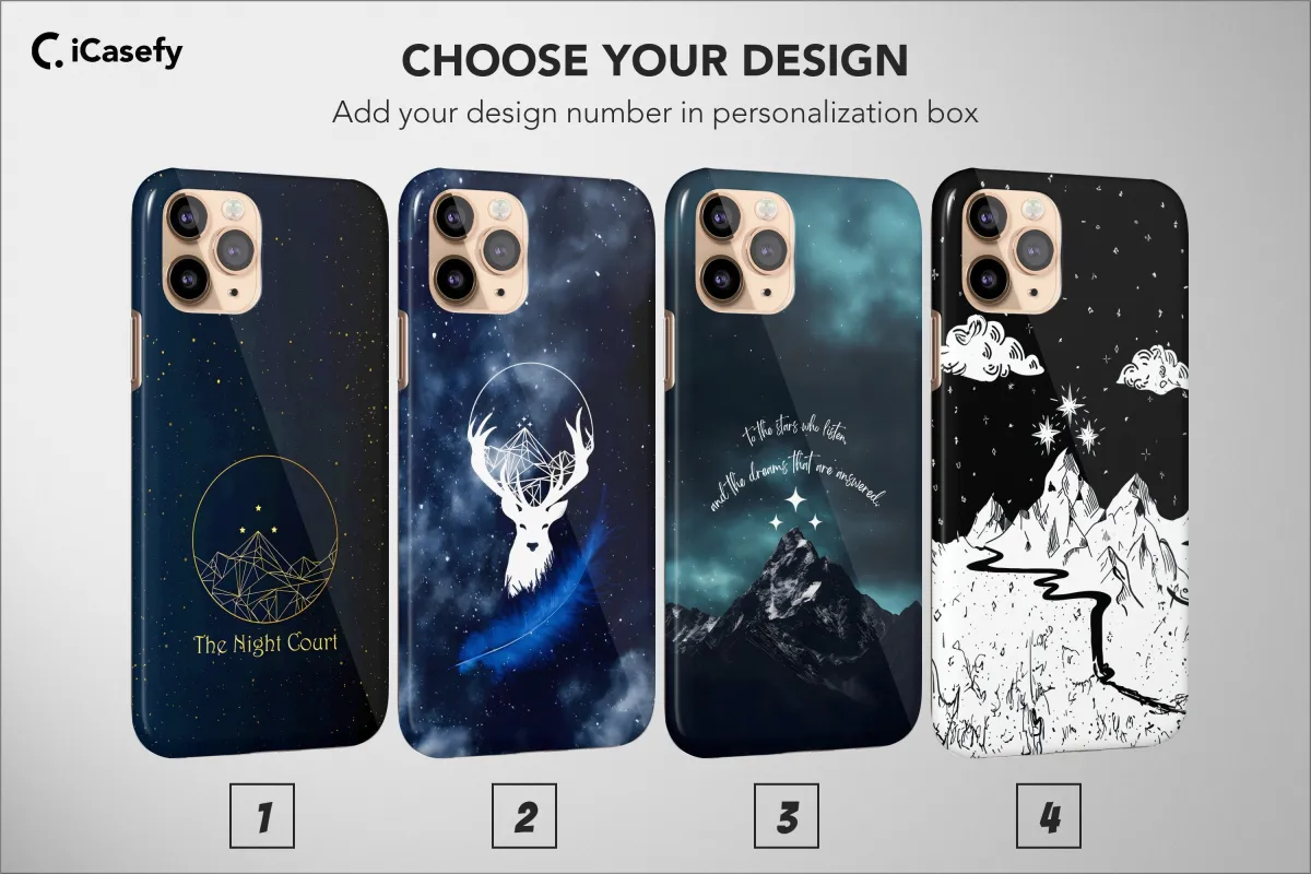 iPhone Xs Max Night Court Symbol Acotar Acomaf Phone Case - Image 1
