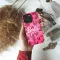 Pink Barbie Butterfly iPhone Xs Max Phone Case - Image 2