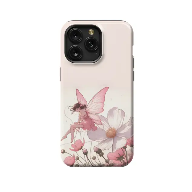 iPhone Xs Max Pink Fairy Flower Phone Case