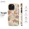 iPhone Xs Max Retro Groovy Hippie Floral Rainbow Trippy Phone Case - Image 5