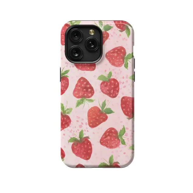 iPhone Xs Max Spring Strawberry Coquette Summer Phone Case