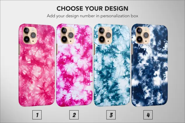 iPhone Xs Max Tie Dye Aesthetic Paint Pink Blu Colorful Phone Case