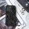 iPhone Xs Max Topographic Map Black and Phone Case - Image 3