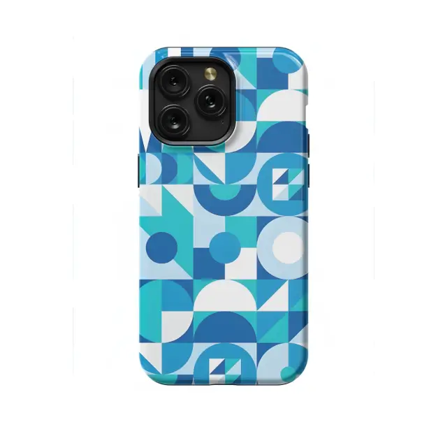 iPhone Xs Max Trendy Cute Geometric Mosaic Phone Case