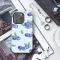 Tropical Fruit Blueberry Seamless iPhone Xs Max Phone Case - Image 3