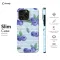 Tropical Fruit Blueberry Seamless iPhone Xs Max Phone Case - Image 6