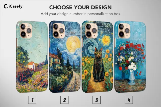 iPhone Xs Max Vincent van Gogh Aesthetic Famous Art Phone Case