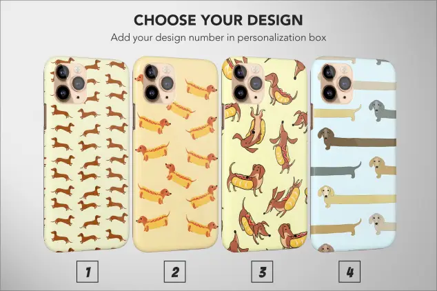 iPhone Xs Max Wiener Sausage Dog Animal Aesthetic Phone Case