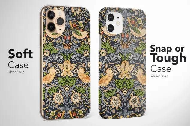 iPhone Xs Max William Morris Aesthetic Vintage Phone Case