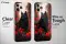 iPhone Xs Max Wolf Floral Sky Mon Animal Watercolor Phone Case - Image 2