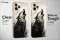 iPhone Xs Max Wolf Floral Sky Mon Animal Watercolor Phone Case - Image 5
