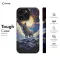 Wolf Sky Moon Animal Watercolor # iPhone Xs Max Phone Case - Image 5