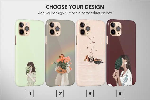 iPhone Xs Max Women Fashion Summer Spring Flowers Girl Minimalist Simple Butterfly Phone Case
