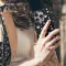 iPhone Xs Black and White Animal Cat Dog Paw Phone Case - Image 4