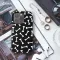 Black and White Dog Bone iPhone Xs Phone Case - Image 3