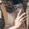 iPhone Xs Book Lover Bookshelf Floral Flower Phone Case - Image 4