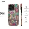iPhone Xs Book Lover Bookshelf Floral Flower Phone Case - Image 6