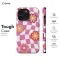 iPhone Xs Daisy Flower Checkerboard Phone Case - Image 5