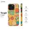 iPhone Xs Hand Drawn Fruit and Floral Phone Case - Image 5