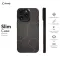 Orange Grey Topographic iPhone Xs Phone Case - Image 6