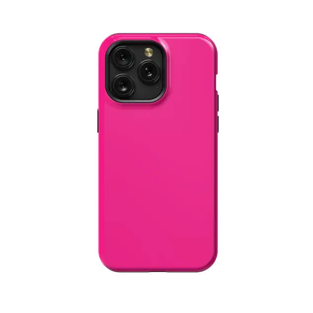 iPhone Xs Plain Pink Phone Case