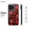 iPhone Xs Red Pomegranate Pattern Phone Case - Image 7