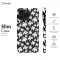 Seamless Halloween Ghosts iPhone Xs Phone Case - Image 6