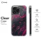 iPhone Xs Topographic Map Marble Ombre Black Pink and Phone Case - Image 7