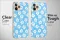 iPhone Xs Tropical Boho Style Floral Fiji Summer Pattern Phone Case - Image 4