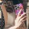 iPhone Xs Tropical Pink Floral Cow Phone Case - Image 4