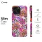 iPhone Xs Tropical Pink Floral Cow Phone Case - Image 5