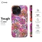 iPhone Xs Tropical Pink Floral Cow Phone Case - Image 7