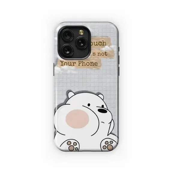 Ice Bear's Privacy.
 Phone Case iPhone Samsung Cover Pixel 4754 - Image 1