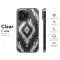 Ikat Geo Shapes Black and Cream Phone Case iPhone Samsung Cover Pixel 3347 - Image 8