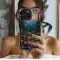 Impasto Moonlight Floral Landscape Art Phone Case iPhone Samsung Cover Pixel 4902 - Image 2