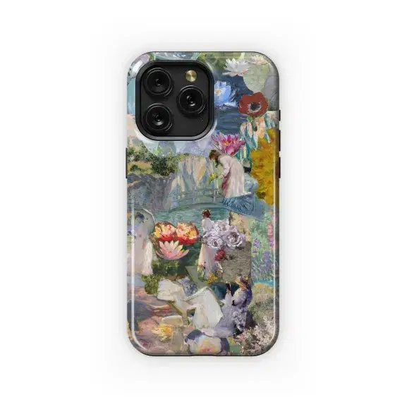 Impressionist Garden Dreamscape Phone Case iPhone Samsung Cover Pixel 4998 - Image 1