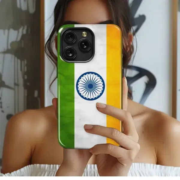 India Flag Design
 Phone Case iPhone Samsung Cover Pixel 5726 - Image 1