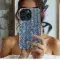 Indigo Diamond Flower Indian Block Phone Case iPhone Samsung Cover Pixel 3691 - Image 2