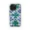 Indigo Green Moroccan Tile Print Phone Case iPhone Samsung Cover Pixel 3734 - Image 1