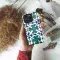 Indigo Green Moroccan Tile Print Phone Case iPhone Samsung Cover Pixel 3734 - Image 4