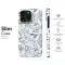 Indigo Leaf Pattern Phone Case iPhone Samsung Cover Pixel 5119 - Image 7