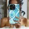 Indigo Moroccan Watercolor Print Phone Case iPhone Samsung Cover Pixel 3299 - Image 2